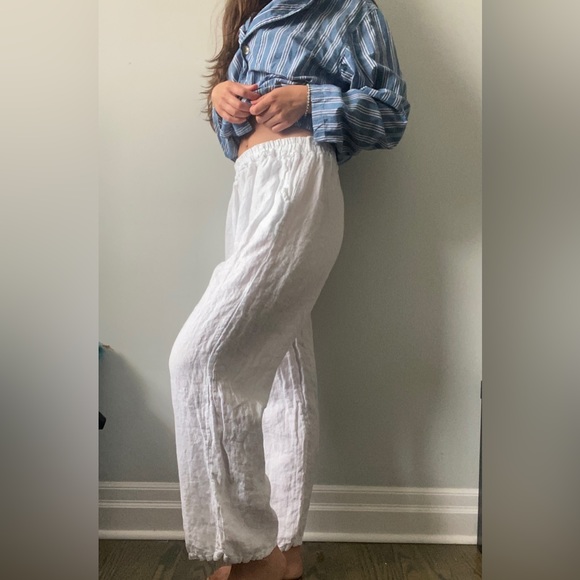 White linen pants - Picture 4 of 8